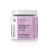 Himbeer-CBD-Gummis – Antistress &amp; beruhigend | 600 mg CBD 60 vegane Gummibärchen