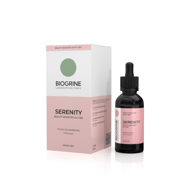 "SERENITY" - Booster beauté intense au CBD | Serum de visage  a Paris 