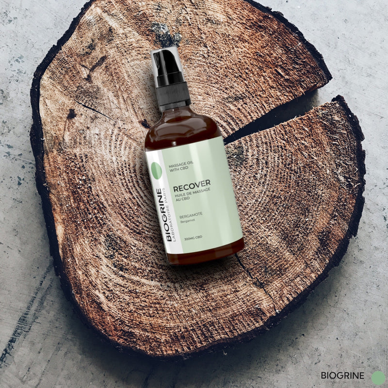 "RECOVER" - CBD Massage Oil | Bergamot | 300mg CBD 100ml